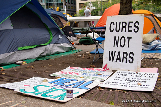 Occupy Philadelphia: Cures Not Wars