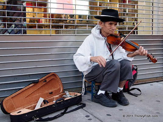 Violinist on South Street