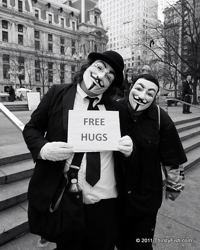 Occupy Philadelphia: Free Hugs