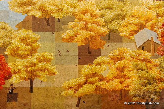 Mural Mile #16: Autumn (Detail)