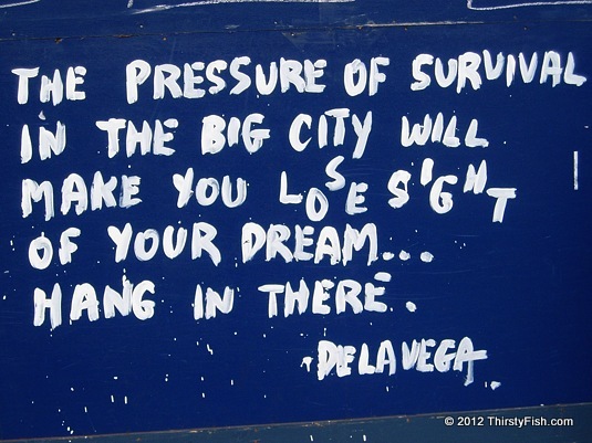 The Pressure of Survival in the Big City... - De La Vega