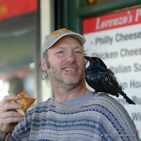 Birdman at the Philadelphia Italian Market