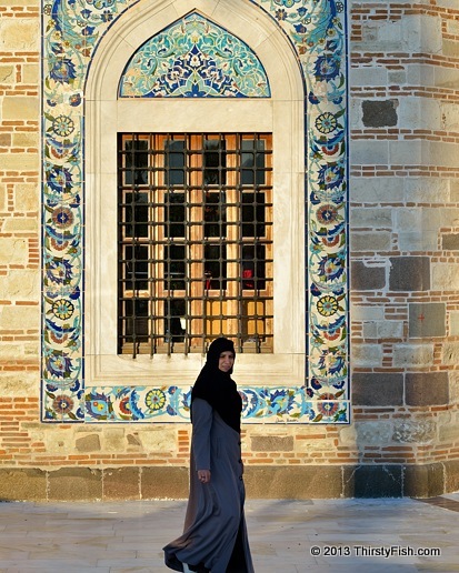 Woman In Front Of Konak Mosque - Religion and Maps