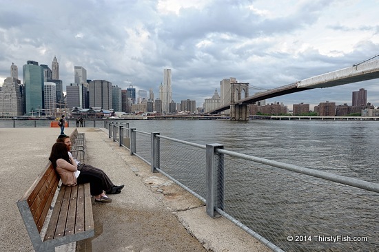 Brooklyn Bridge and Downtown Manhattan