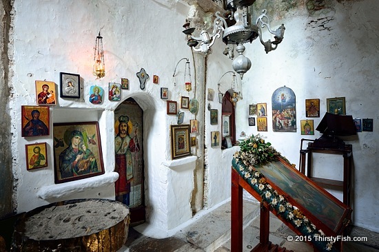 Inside Metamorphosi Church, Karlovasi Samos